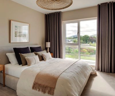 Bedrooms flooring for a Torcaill Wood home
