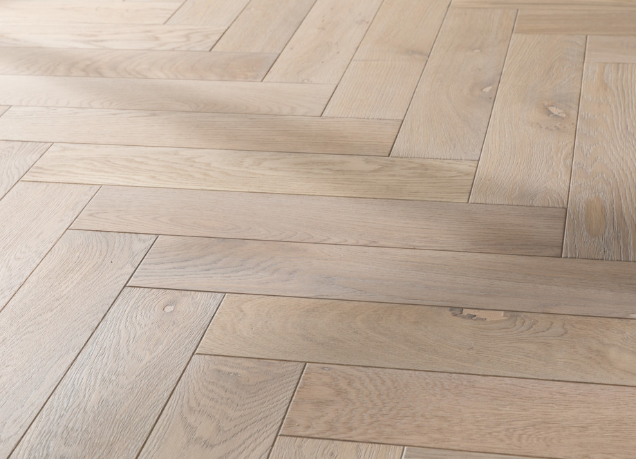 Natural White — Esco Herringbone